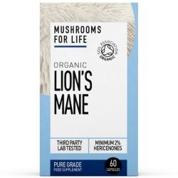 Mushrooms for Life Organic Lion's Mane Focus Capsules 60