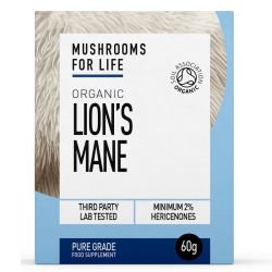 Mushrooms For Life Organic Lion's Mane Powder 60g