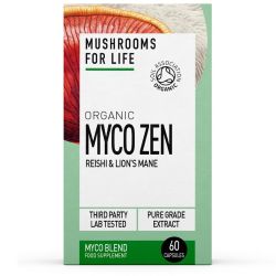 Mushrooms For Life Organic Myco-Zen Capsules 60