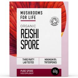 Mushrooms for Life Organic Reishi Spore Powder 60g