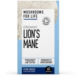 Mushrooms4Life Organic Lion's Mane Caps 60
