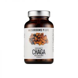 Mushrooms4Life Organic Chaga Caps 60