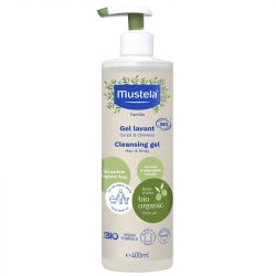 Mustela Bio Organic Cleansing Gel Hair & Body 400ml