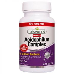 Nature's Aid Acidophilus Complex 5 Billion Capsules 90