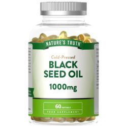 Nature's Truth Black Seed Oil 1000mg Cold Pressed Softgels 60
