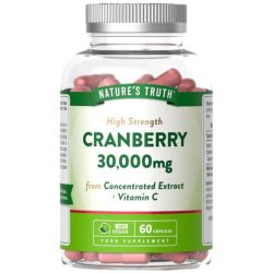 Nature's Truth Cranberry Extract 30,000mg Capsules 60