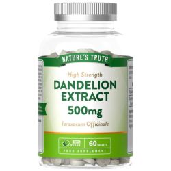 Nature's Truth Dandelion Extract 500mg Tablets 60