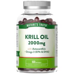 Nature's Truth Krill Oil 2000mg Softgels 60