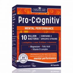 Nature's Aid Pro-Cognitiv (10 Billion Bacteria) Complex Vegicaps 60