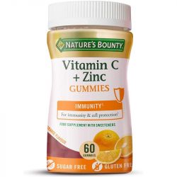 Nature's Bounty Vitamin C & Zinc Gummies 60