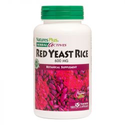 Nature's Plus Herbal Actives Red Yeast Rice 600mg VCaps 120