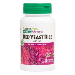 Nature's Plus Herbal Actives Red Yeast Rice 600mg VCaps 60