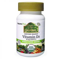 Nature's Plus Source of Life Garden Organic Vitamin D3 2500iu VCaps 60