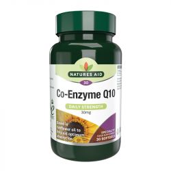 Nature's Aid COQ-10 30mg (Co-Enzyme Q10) Softgels 30