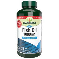 Nature's Aid Fish Oil 1000mg (Omega-3) Capsules 240