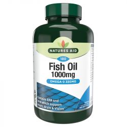 Nature's Aid Fish Oil 1000mg (Omega-3) Softgels 180