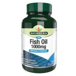 Nature's Aid Fish Oil 1000mg (Omega-3) Softgels 90