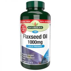 Nature's Aid Flaxseed Oil 1000mg Softgels 135