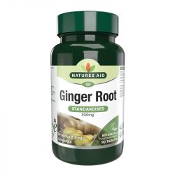 Nature's Aid Ginger Root 500mg Tablets 90