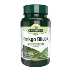 Nature's Aid Ginkgo Biloba Tablets 90