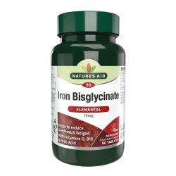 Nature's Aid Iron Bisglycinate Tablets 90