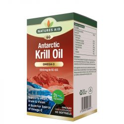 Nature's Aid Krill Oil 500mg Softgels 60