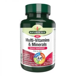 Nature's Aid Multi-Vitamins & Minerals (with Iron) Softgels 90