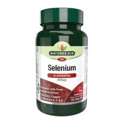 Nature's Aid Selenium 200ug Tablets 90