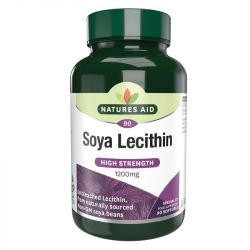 Nature's Aid Soya Lecithin 1200mg Softgels 90