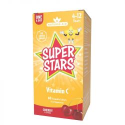 Nature's Aid Super Stars Vitamin C Tabs 60