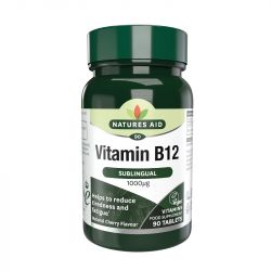 Nature's Aid Vitamin B12 1000ug Sublingual Tablets 90