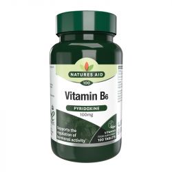 Nature's Aid Vitamin B6 100mg Tablets 100