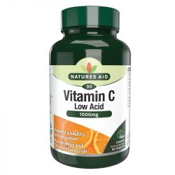 Nature's Aid Vitamin C 1000mg Low Acid Tablets 90