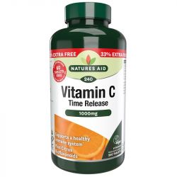 Nature's Aid Vitamin C 1000mg Time Release Tablets 240