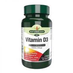 Nature's Aid Vitamin D3 5000iu (125ug) Tablets 60