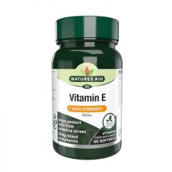 Nature's Aid Vitamin E 400iu Natural Form Softgels 60