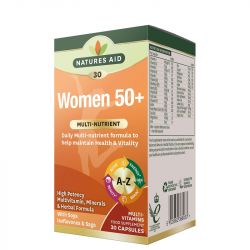 Nature's Aid Women's 50+ Multi-Nutrient Capsules 30