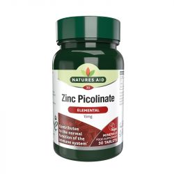 Nature's Aid Zinc Picolinate 15mg elemental Tablets 30