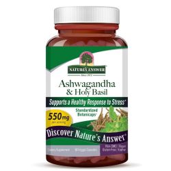 Nature's Plus Ashwagandha & Holy Basil Vegicaps 60