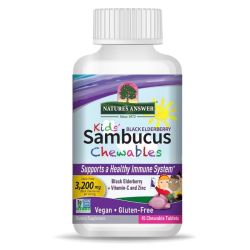 Nature's Answer Sambucus Kids Chewable Tabs 45