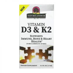 Nature's Answer Vitamin D3 & K2 Drops 15ml