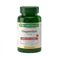 Nature's Bounty Magnesium 250mg Tablets 100