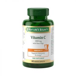Nature's Bounty Vitamin C 1000mg with Rose Hips Caplets 60
