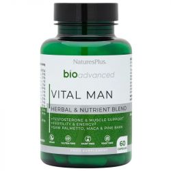 Nature's Plus BioAdvanced Vital Man Capsules 60