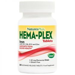 Nature's Plus Hema-plex Tablets 30
