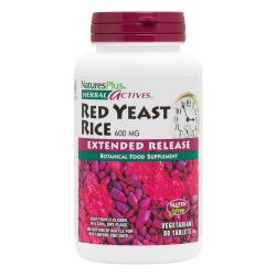 Nature's Plus Herbal Actives Extended Release Red Yeast Rice 600mg Tabs 60