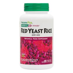 Nature's Plus Herbal Actives Red Yeast Rice 600mg VCaps 120