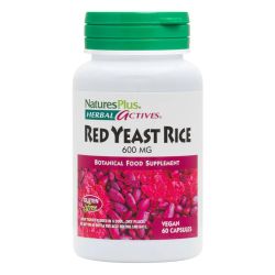Nature's Plus Herbal Actives Red Yeast Rice 600mg VCaps 60