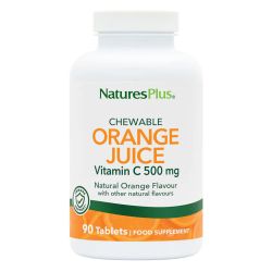 Nature's Plus Orange Juice C 500mg Chewable Tabs 90
