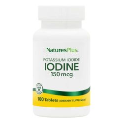 Nature's Plus Potassium Iodide 150mcg Iodine Tablets 100
